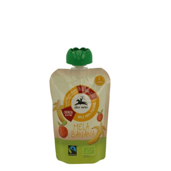 Alce Nero BIO Alma-banánpüré (tasakos) 100g