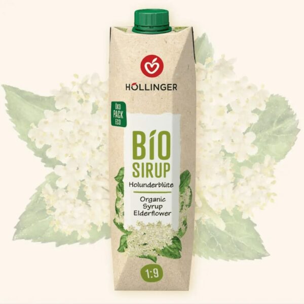 Höllinger BIO Bodzaszörp 1l