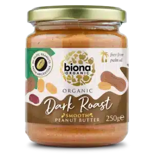 Biona Bio Sötét pörkölésű krémes mogyoróvaj - tengeri sóval 250g