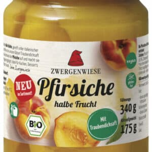 Zwergenwiese BIO Őszibarack befőtt 340g
