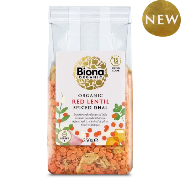 Biona BIO Fűszeres vörös lencse dhal 250g