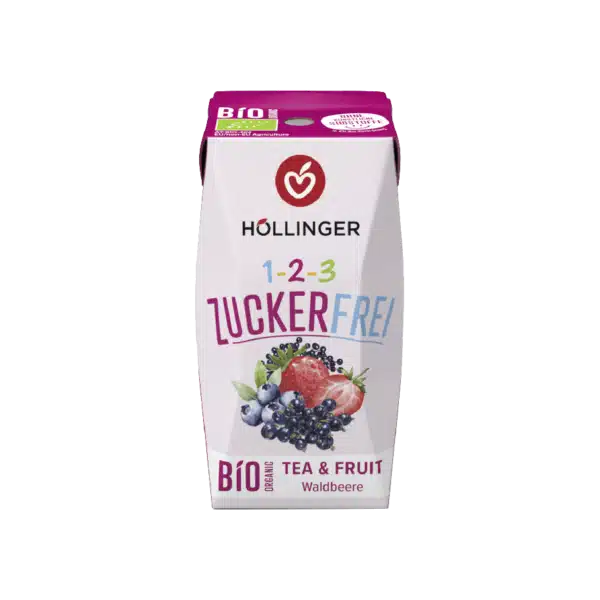Höllinger BIO Erdei gyümölcs cukormentes frissítő 200ml