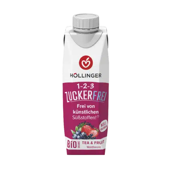 Höllinger BIO Erdei gyümölcs cukormentes frissítő 300ml