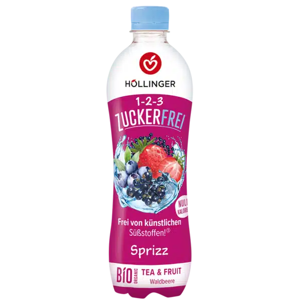 Höllinger BIO Erdei gyümölcs cukormentes frissítő 500ml