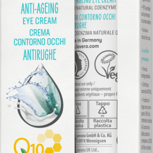 lavera BASIS S Q10 öregedésgátló szemránckrém VEGÁN 15ml