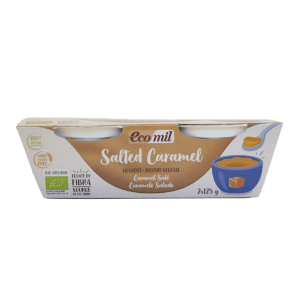 Ecomil BIO Desszert Sós karamell 2x125g
