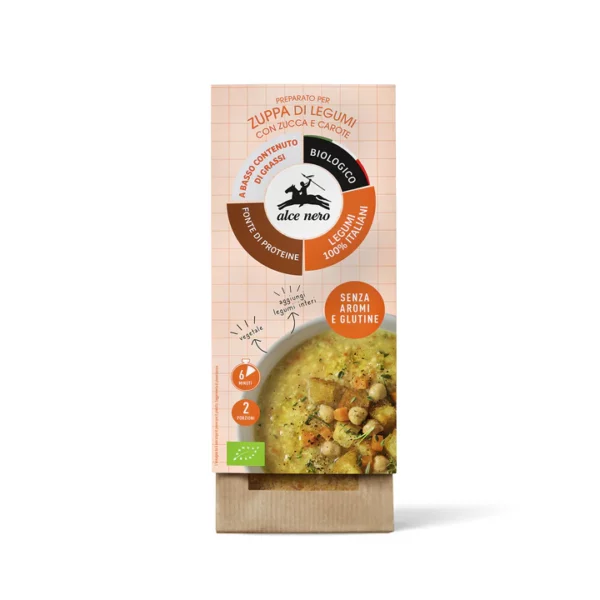 Alce Nero BIO Leves mix hüvelyesekből sütőtökkel és répával 70g