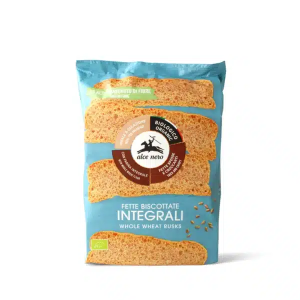Előrendelés: Alce Nero BIO Teljes kiőrlésű kétszersült 120g