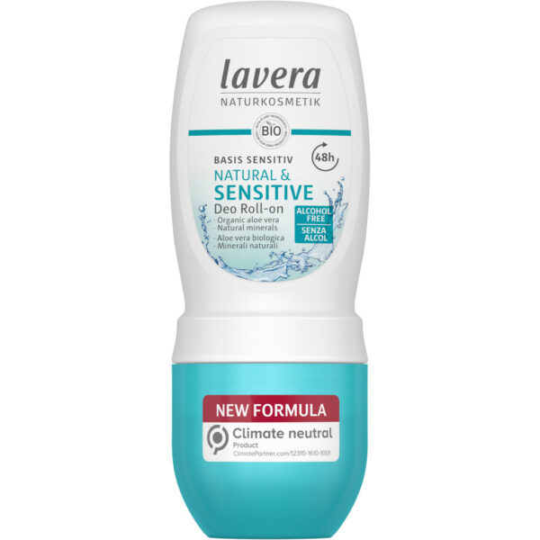 lavera BASIS S golyós dezodor NATURAL & SENSITIVE VEGÁN 50ml