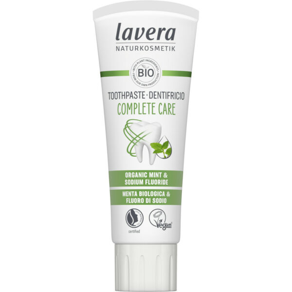 lavera BASIS S fogkrém mentolos VEGÁN 75ml