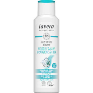 lavera BASIS S hidratáló és ápoló sampon, érzékeny fejbőrre 200ml