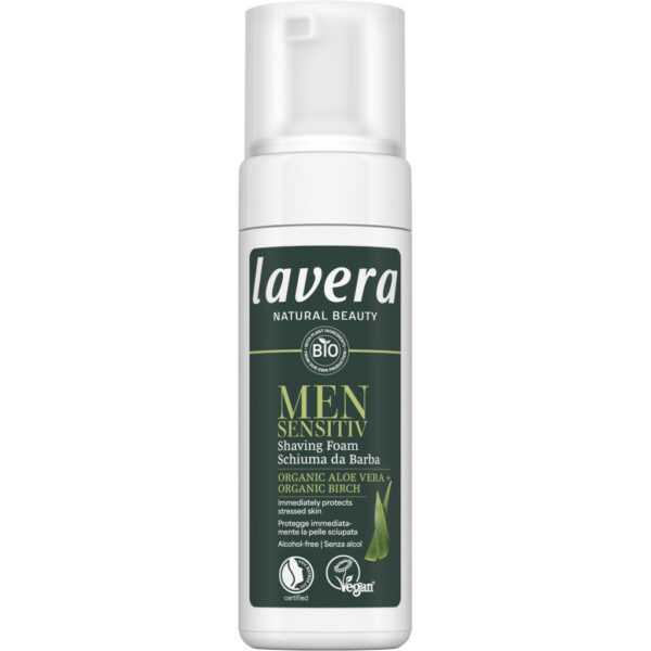 lavera MEN SENSIT. borotválkozó hab VEGÁN 150ml