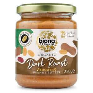 Biona Bio Sötét pörkölésű krémes mogyoróvaj - tengeri sóval 250g
