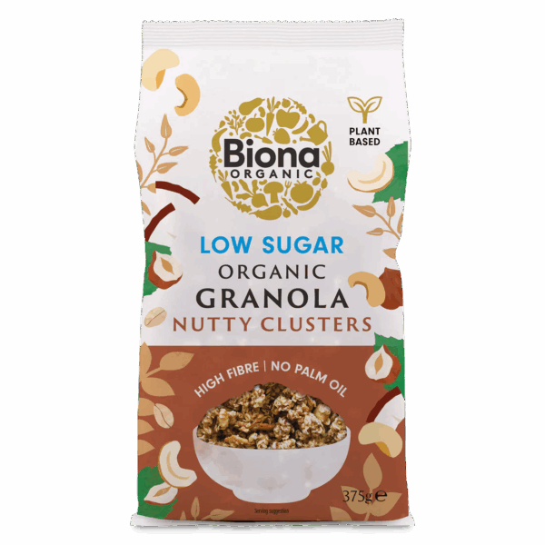 Biona BIO Mogyorós granola, alacsony cukortartalommal 375g