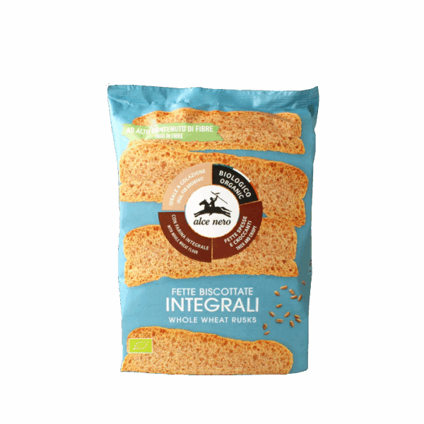 Alce Nero BIO Teljes kiőrlésű kétszersült 120g