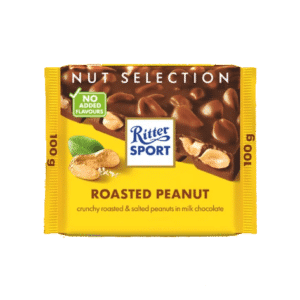 Ritter Sport Pörkölt egész földimogyorós csokoládé 100g