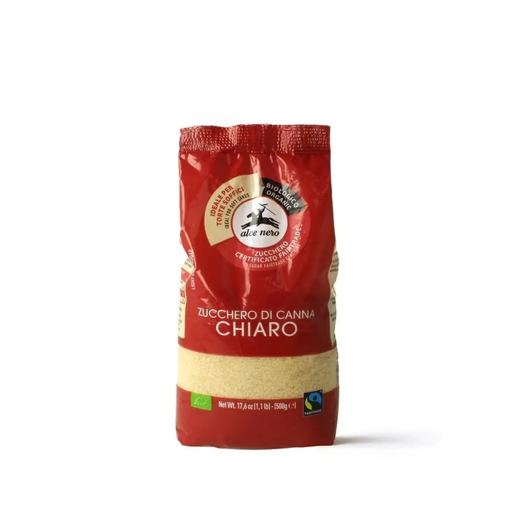 Alce Nero BIO Kubai világosbarna nádcukor 500g