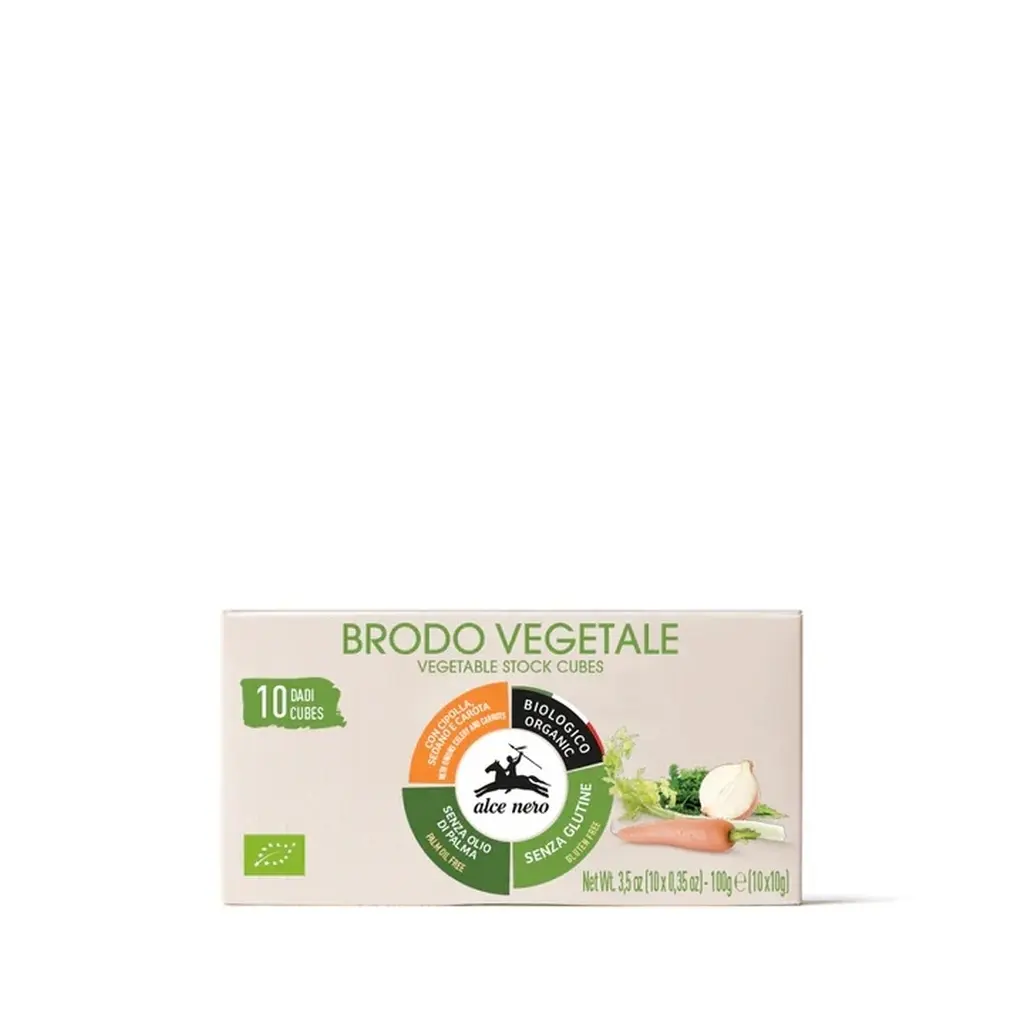 Alce Nero BIO Zöldségleves kocka 100g