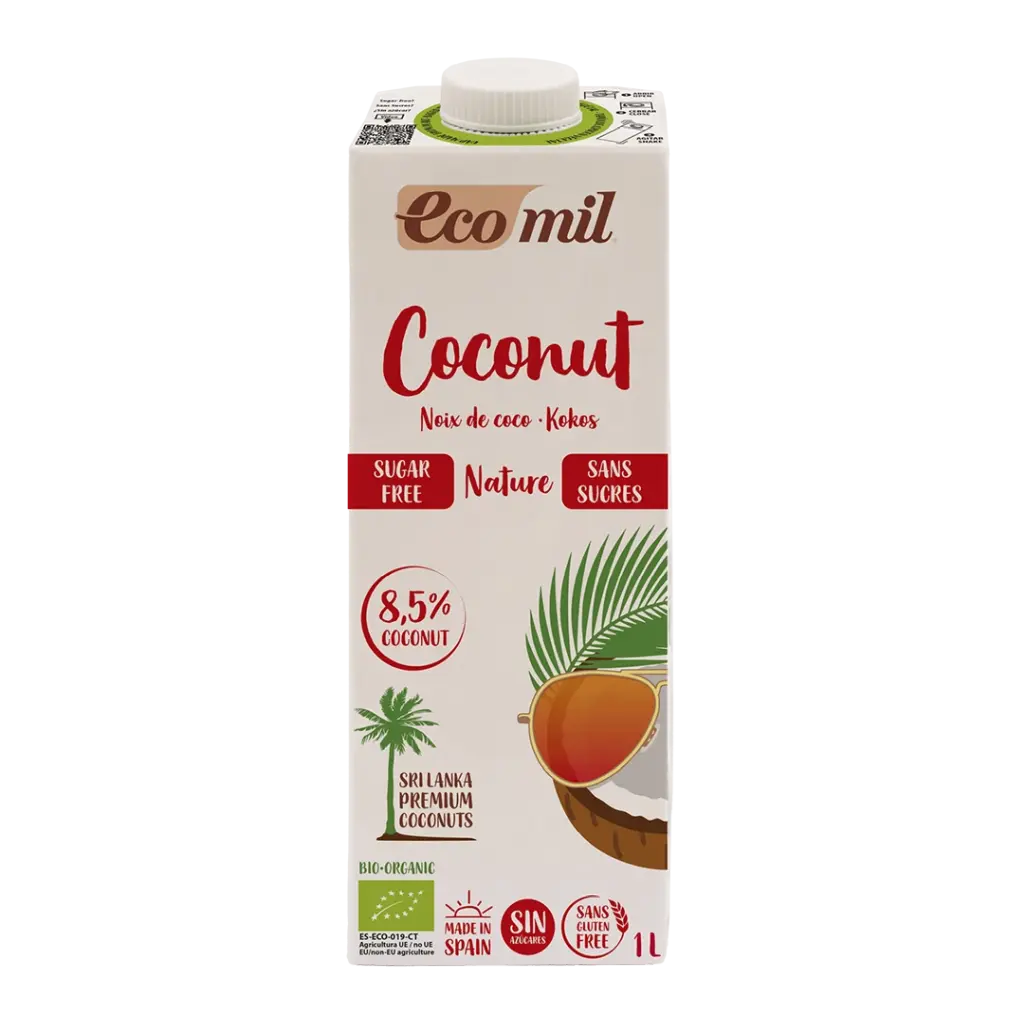 EcoMil BIO Kókuszital hozzáadott édesitőszer nélkül 1l