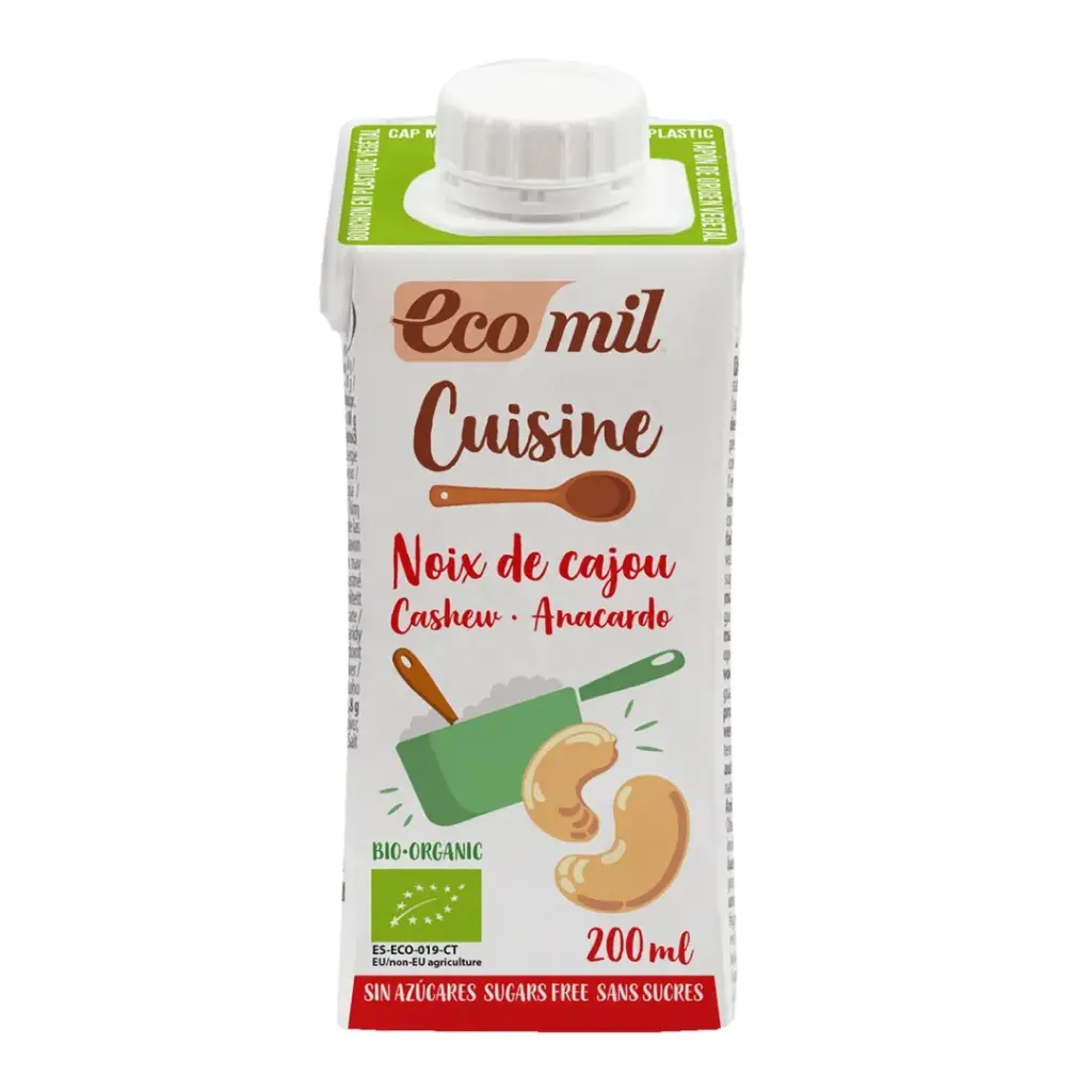 EcoMil BIO Konyhai főzőalap kesudióból cukormentes 200ml