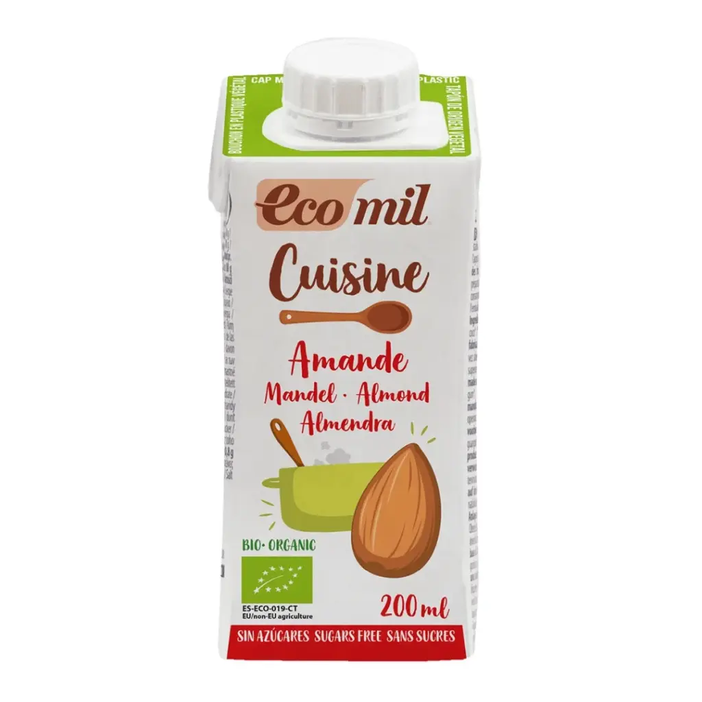 EcoMil BIO Konyhai főzőalap mandulából cukormentes 200ml