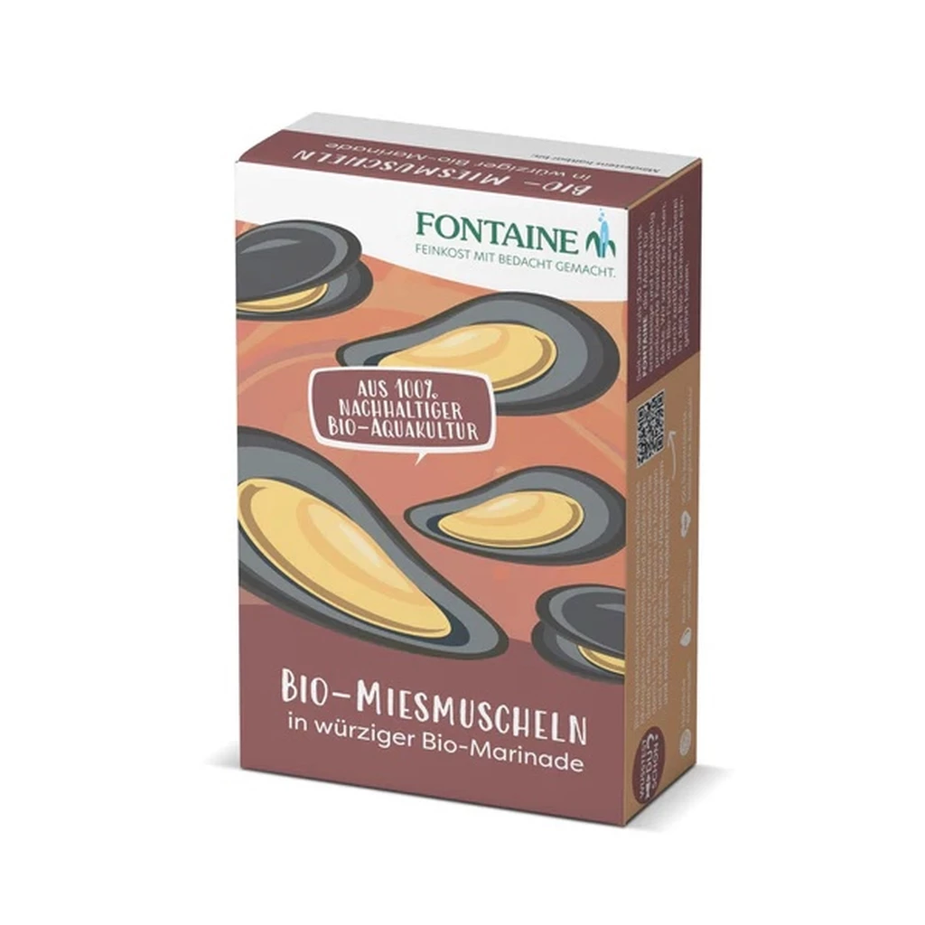 Fontaine Bio kagyló bio mártásban 120g