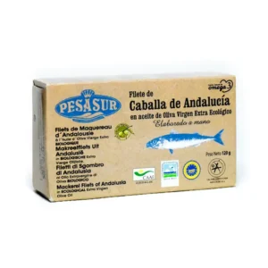 Pesasur Makréla filé BIO extra szűz olívaolajban 120g