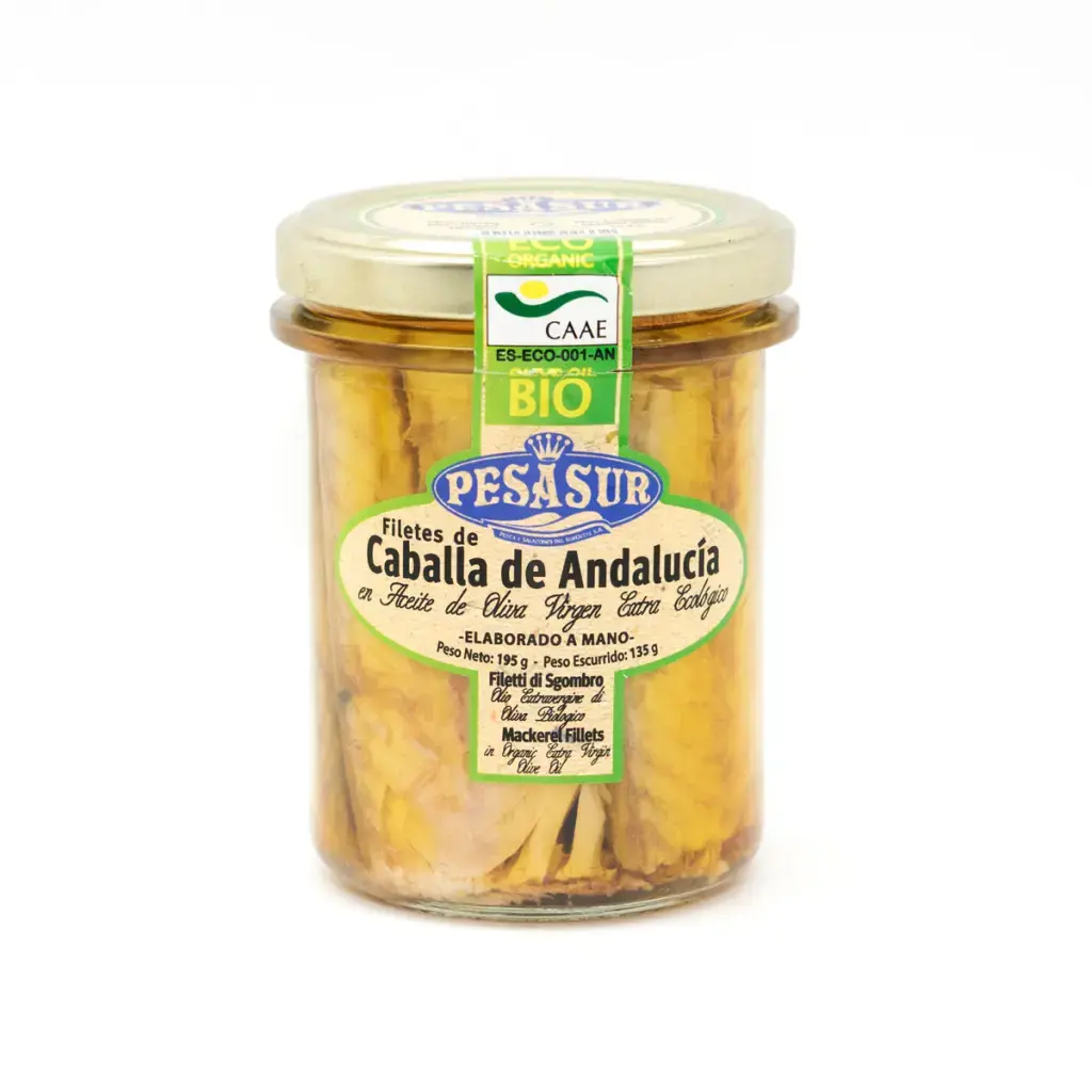 Pesasur Makrélafilé BIO extra szűz olívaolajban 212ml / 195g
