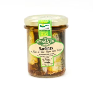 Pesasur Szardínia filé BIO extra szűz olívaolajban 120g