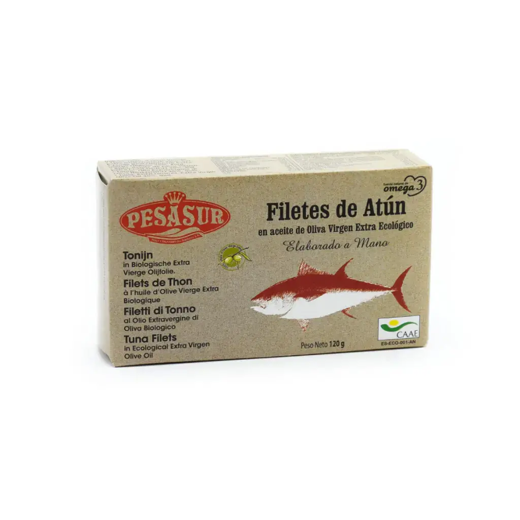 Pesasur Tonhalfilé BIO extra szűz olívaolajban 120g