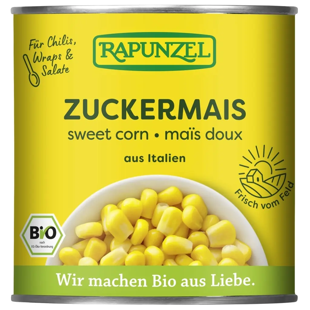 Rapunzel Édes csemege kukorica lében BIO 340g