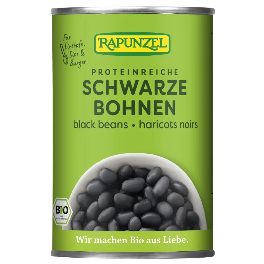 Rapunzel Fekete bab lében BIO 400g