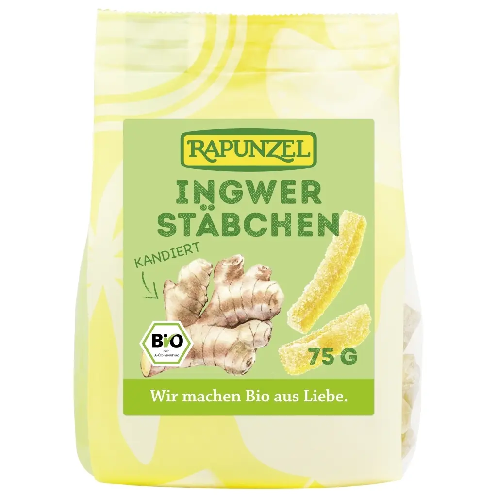 Rapunzel Kandírozott gyömbér BIO 75g