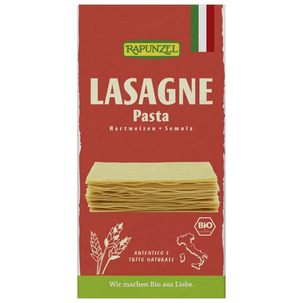 Rapunzel Lasagne durum fehér BIO 250g