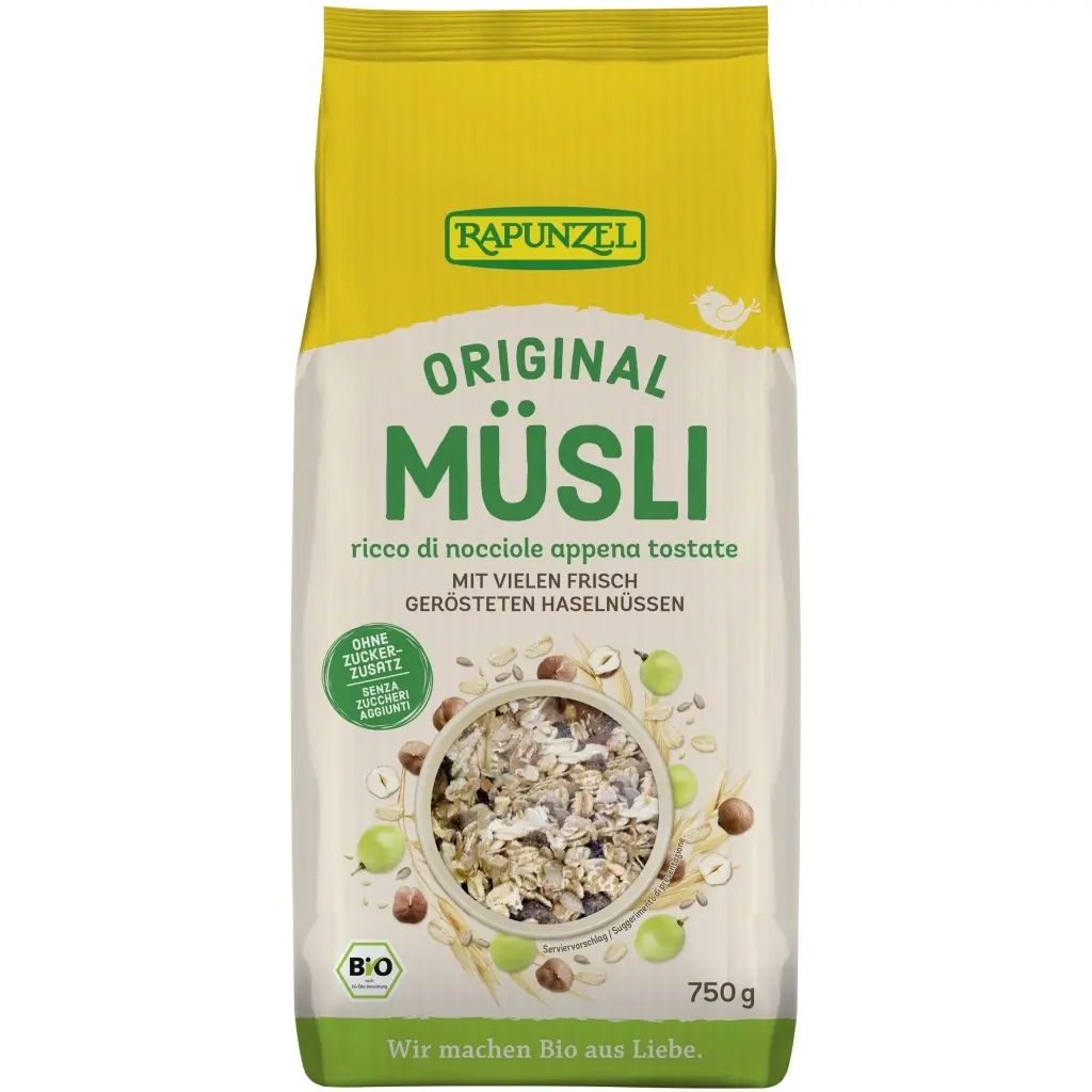 Rapunzel Müzli eredeti (cukormentes) BIO 750g
