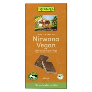 Rapunzel Nirwana rizstejes csokoládé VEGÁN BIO 100g