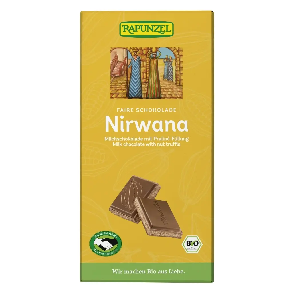 Rapunzel Nirwana tejcsokoládé BIO 100g