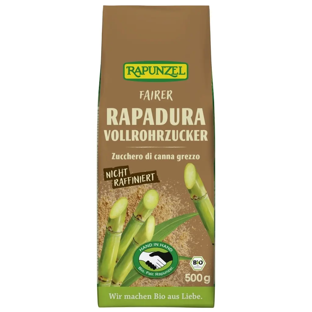 Rapunzel Rapadura barna nádcukor BIO 500g