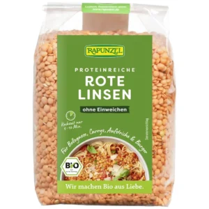 Rapunzel Vörös lencse BIO 500g
